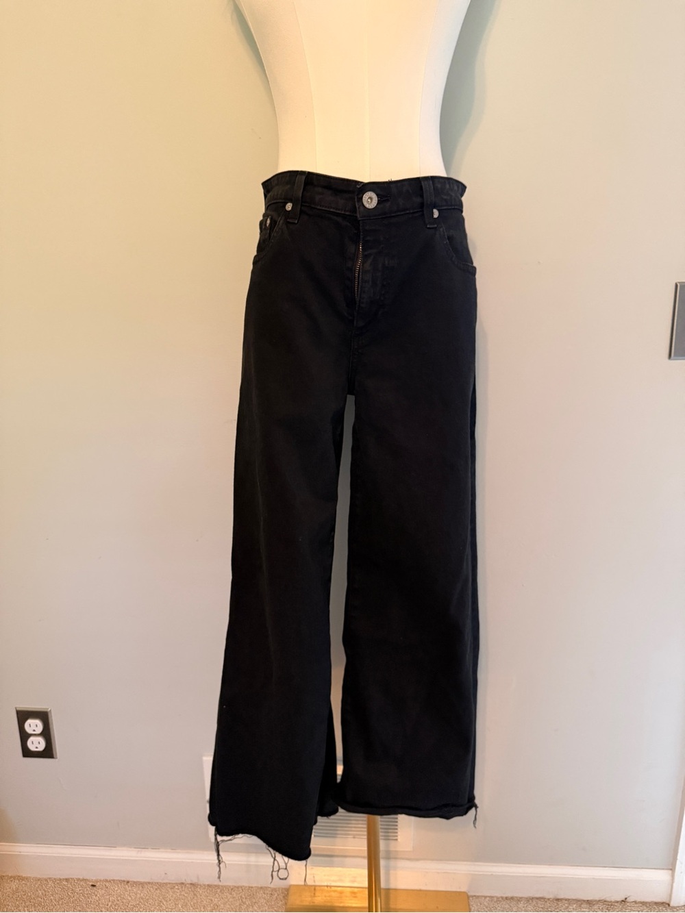 AG Saige Wide Leg Crop Jeans